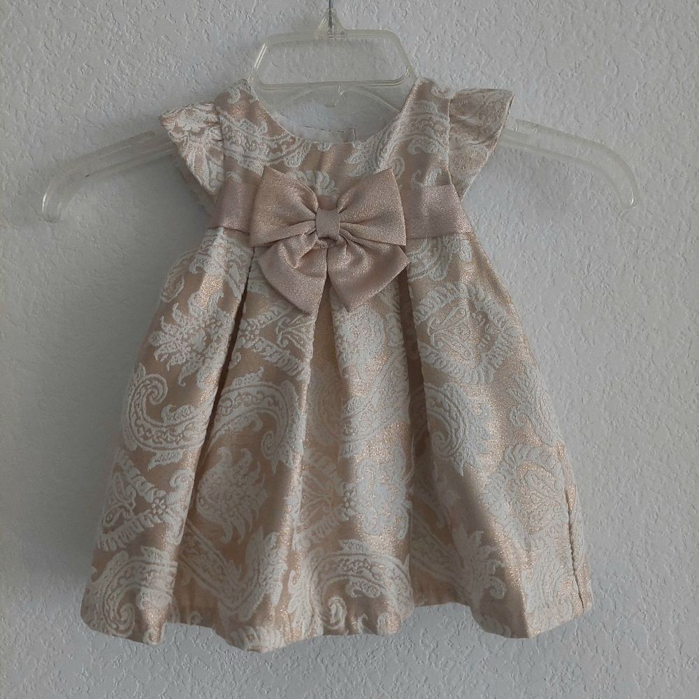 SPENCER by JACLYN SMITH Baby Flower Girl Dress with Bow NWOT